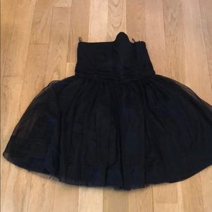 Black short tulle dress - Aqua